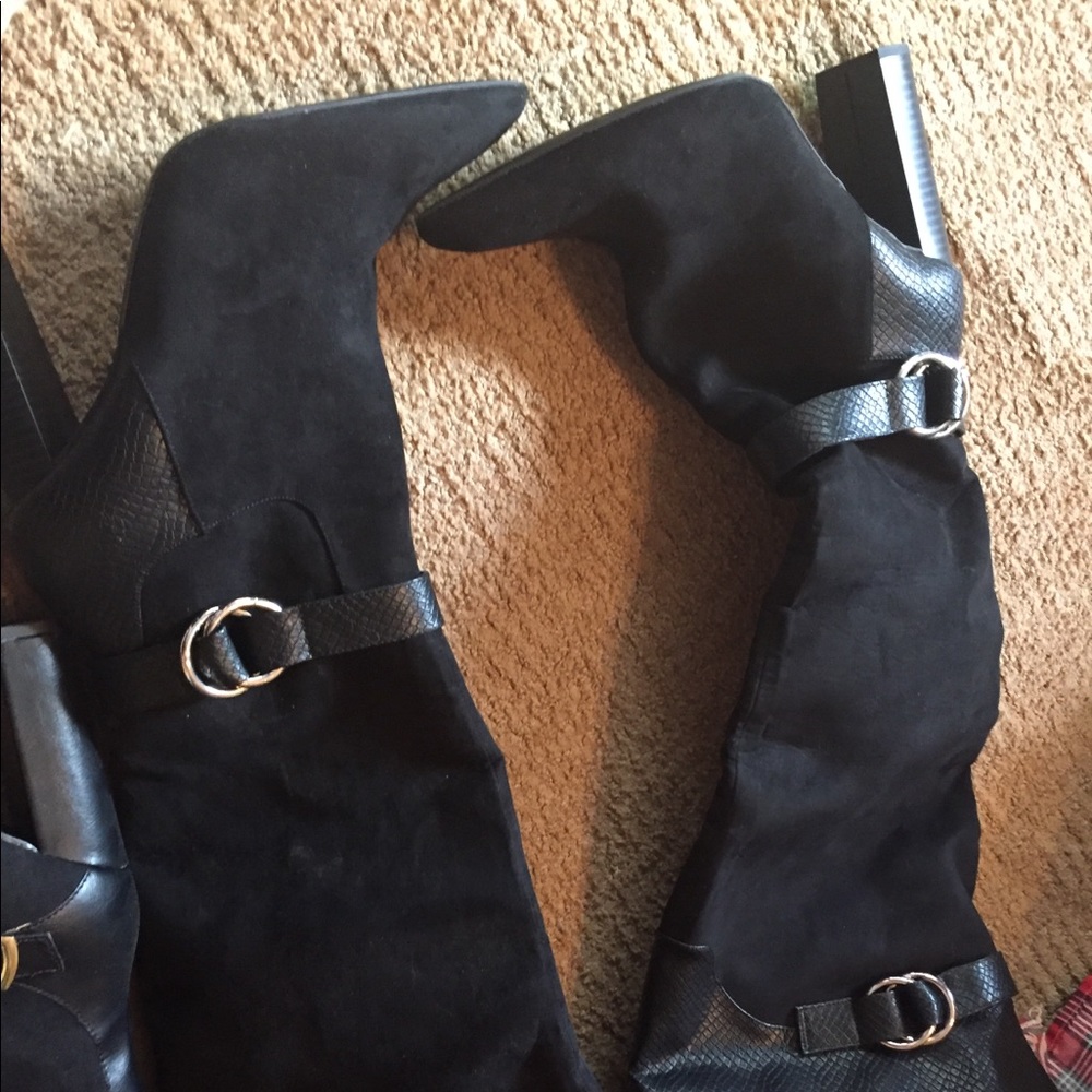 Pair of black boots